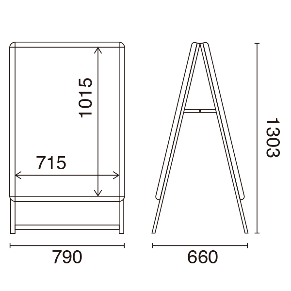 LEDグリップA®  B1両面 H1303 ブラック LEDライティングパネル