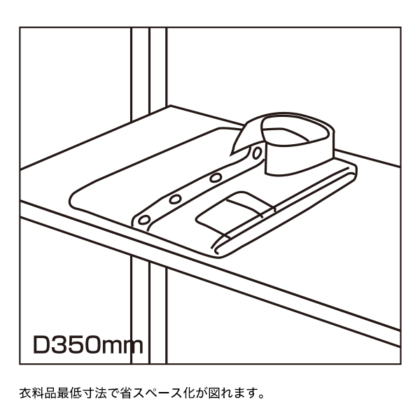 ガラス棚セット W900（5mm厚）インハングタイプ D350