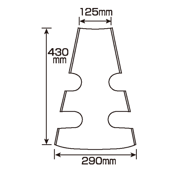 カラフルコーン用カバー/立入禁止　安全用品・標識　保安用品　カラーコーン用品