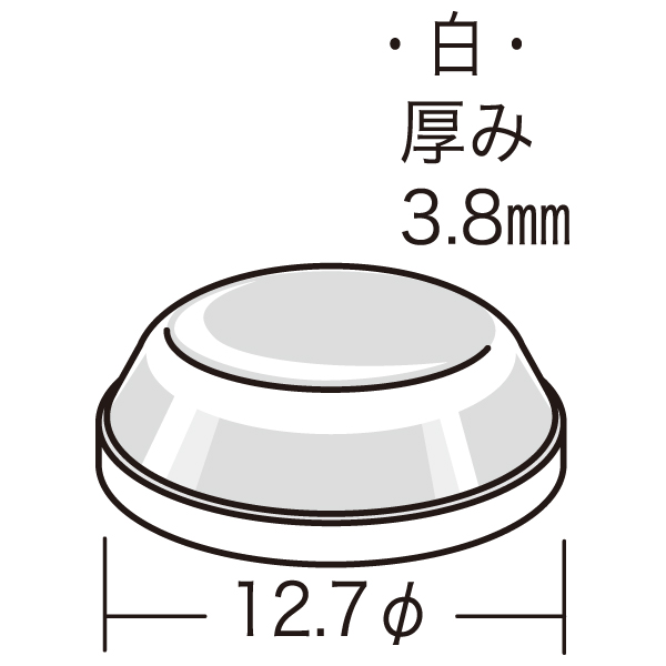 涙目クッション GRS-127　店舗用品　販促用品　陳列什器　ガラス棚　滑り止め