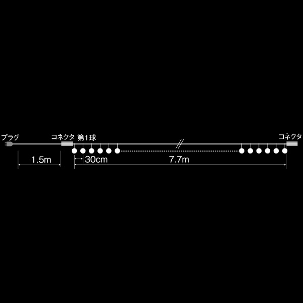 LED ロウソク型 C9球 レッド