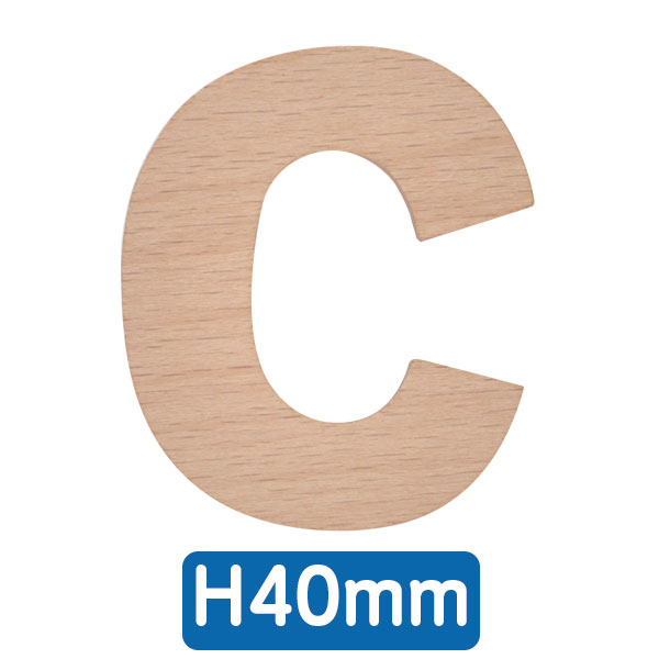 【在庫限り】AtoZアルファベット 40mm  「C」　店舗用品　販促用品　切文字　看板