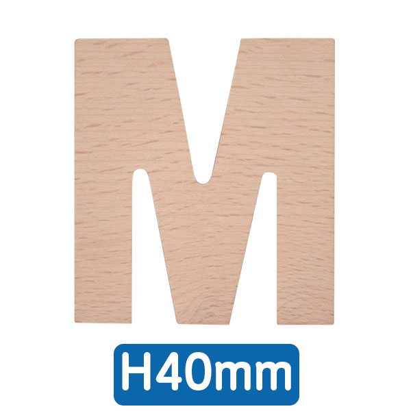【在庫限り】AtoZアルファベット 40mm  「M」　店舗用品　販促用品　切文字　看板