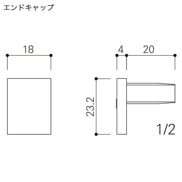 コレダーラインG-1レール専用 G1部品セット 2m用　店舗用品　展示用品