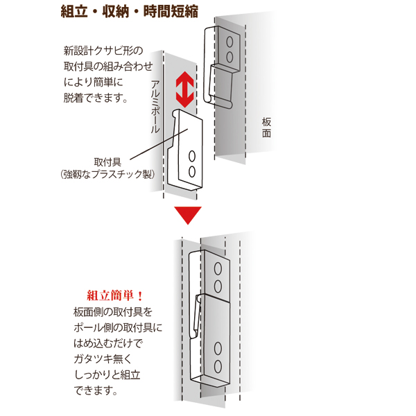 AR連結ボード 有孔 1800×900　店舗用品　販促用品　有孔ボード DIY