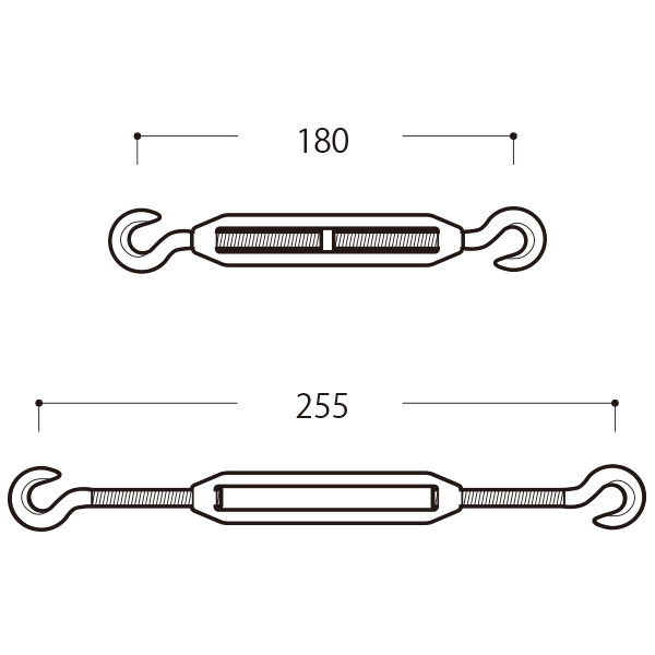 ターンバックル H-20D　店舗用品　展示用品