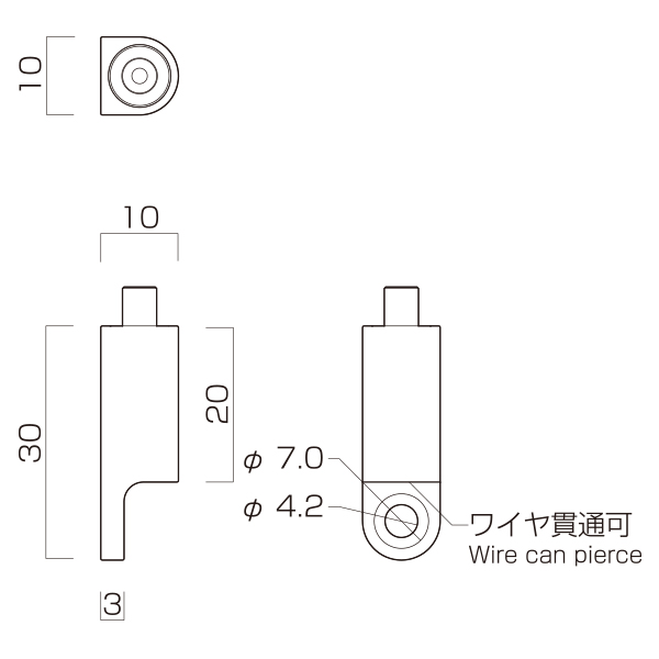 ラインプロップ 軽量用 TAZ-01　店舗用品　展示用品