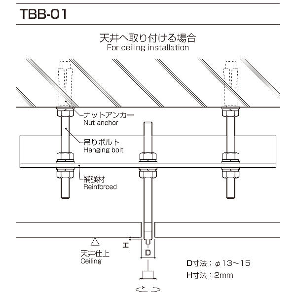 ラインプロップ 中軽量用 TBB-01　店舗用品　展示用品