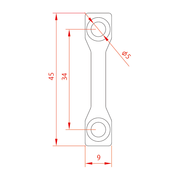 レール用パーツ 角度フリー PR-H2B(B) 黒　店舗用品　展示用品