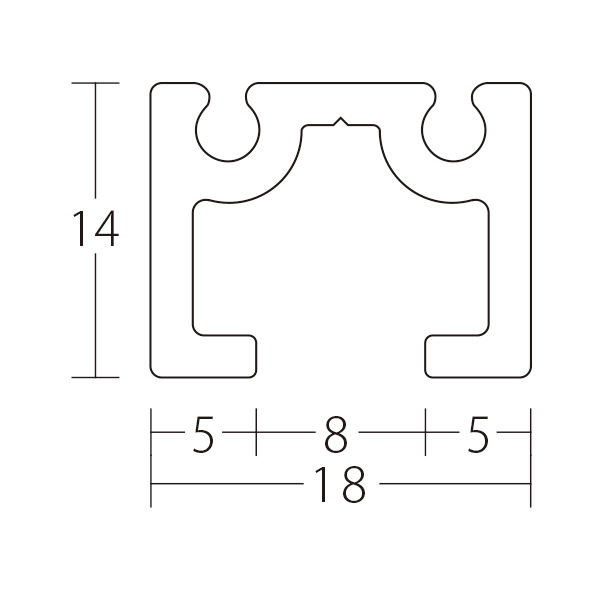 PR-10レール L3000 ホワイト　店舗用品　展示用品