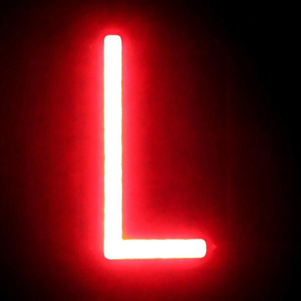 ABCブライト アルファベット L　店舗用品　販促用品　切文字　看板　LED