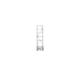 ERECTA（ファーストシリーズ）  柱 S1320 (D313×H1352)