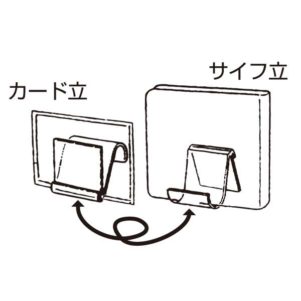 ツーウェイスタンド UC-30　　販促POP　カード立て　差し込み式