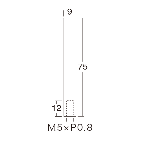 ロングキャップ PT-9LC 75-CR クローム　店舗用品　化粧ビス　ナット