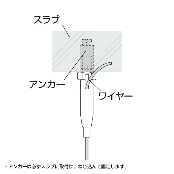 アラカワ ワイヤーハンキングシステム SF-38+T　店舗用品　展示用品