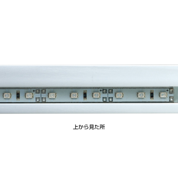 LEDサインクランプ L380 ブルー　店舗用品　化粧ビス　ナット