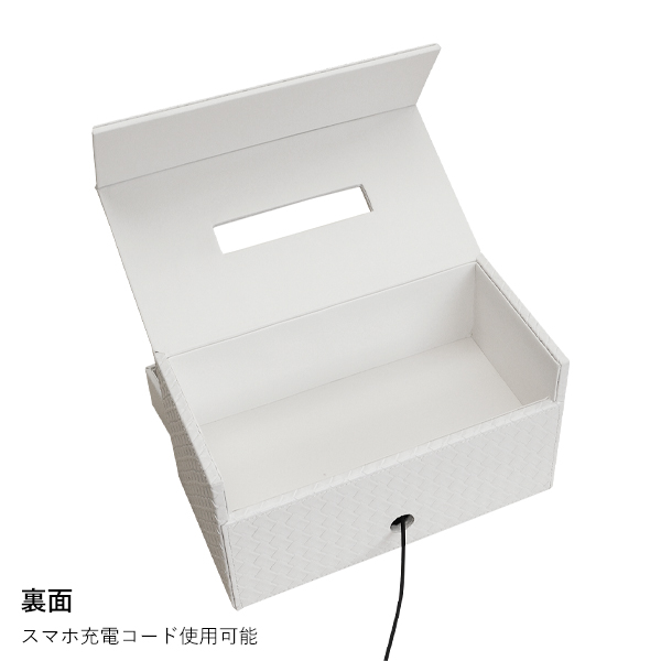 ティッシュボックス TM-Aスマホケース付 クロコダイル