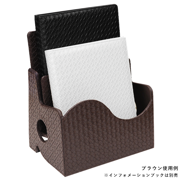 TM-Iブックカタログスタンド二段式クロコダイル