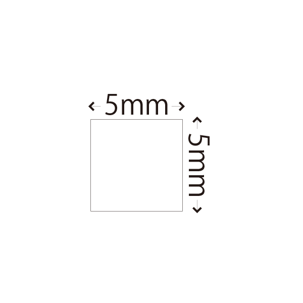 透明アクリルマドラー M-[50]-1(角型) 5本入