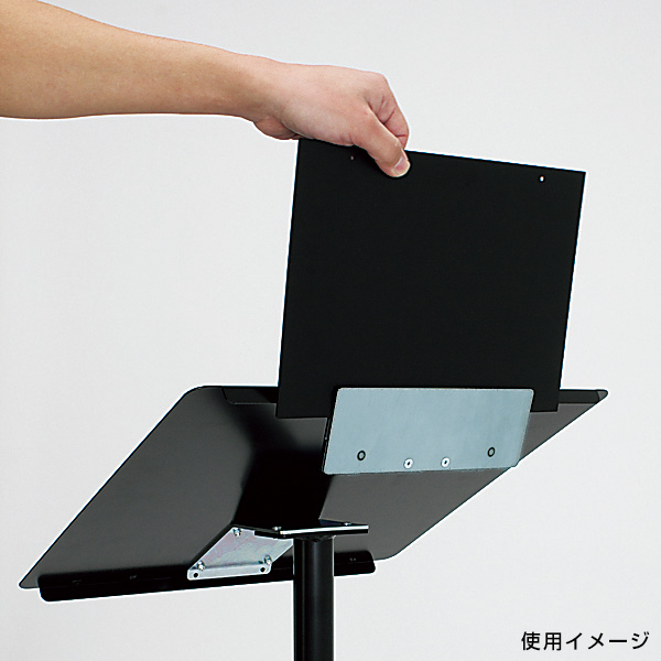 メニュースタンド用プレートホルダ金具45