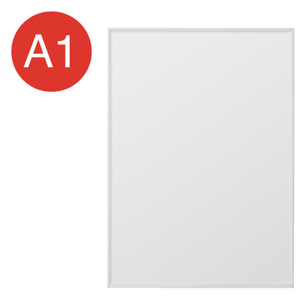AM-A1-WH    アモット A1 ホワイト ポスターパネル アルミフレーム