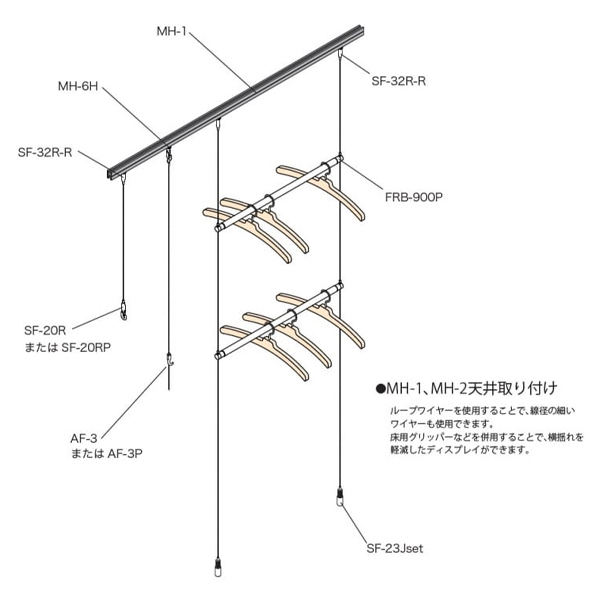 ピクチャーレール MH-2（埋込型） 2000