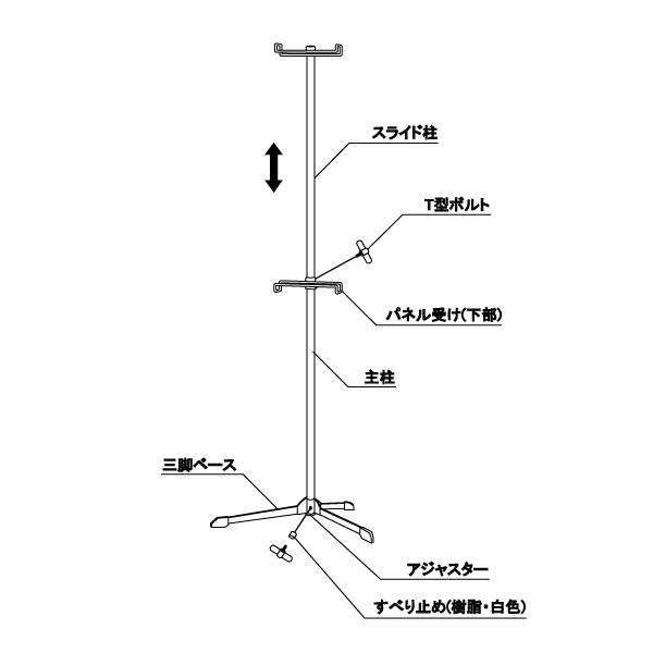パネルスタンド PS-99(軽量パネル用)