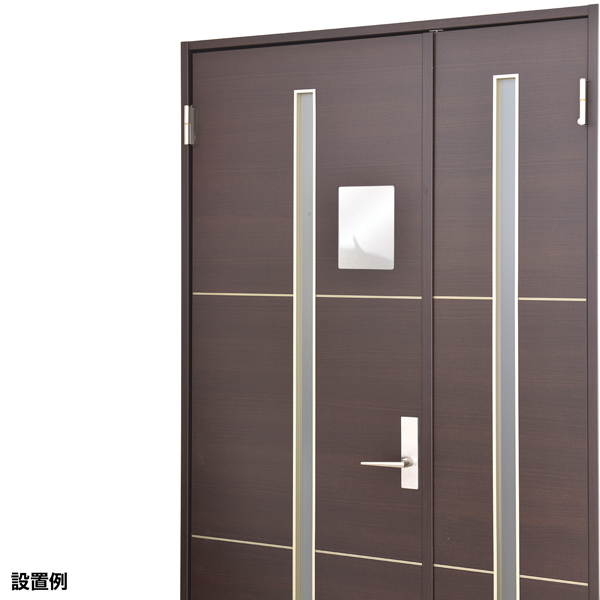 どこでもミラー 145×590　貼れる 粘着 割れにくい鏡 薄い 薄型  ドア お風呂 クローゼット 玄関
