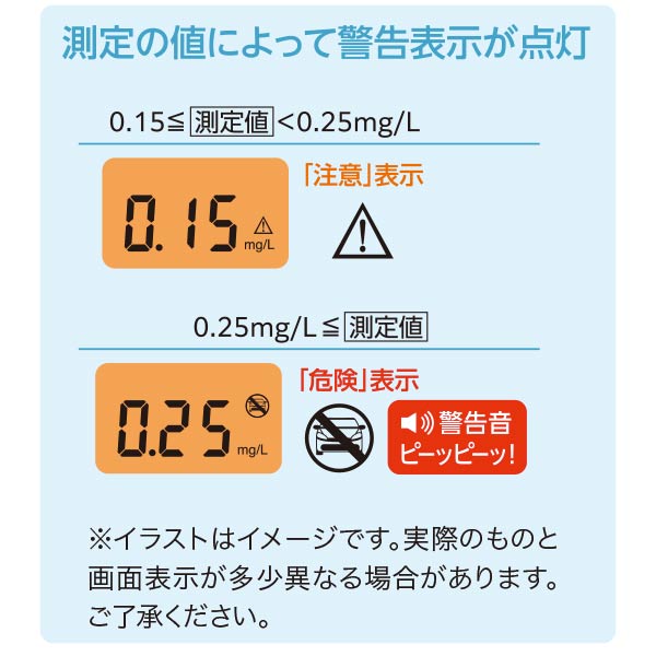 簡易型 アルコールチェッカー(電池式)