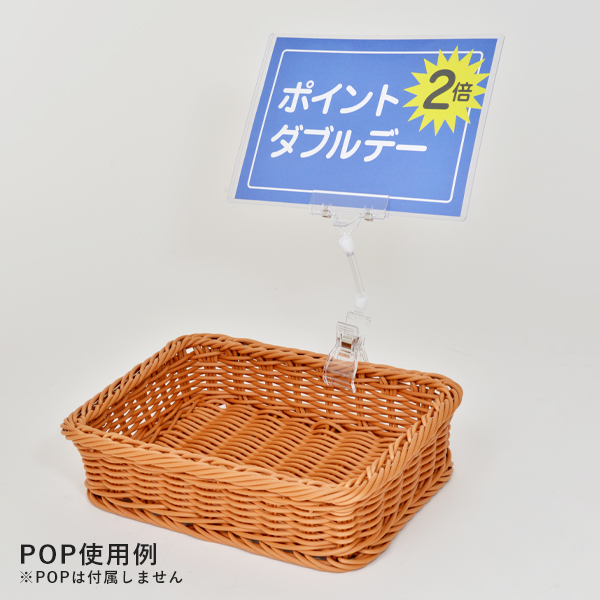 ラージクリップ LC-100L　販促POP　POPスタンド(平台用)　クリップスタンド