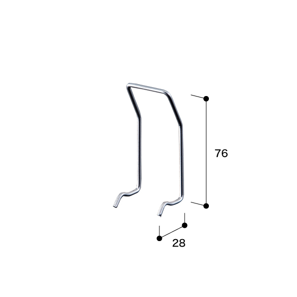 CBH用取付クリップ CBH-CL(10入) 店舗用品 展示用品