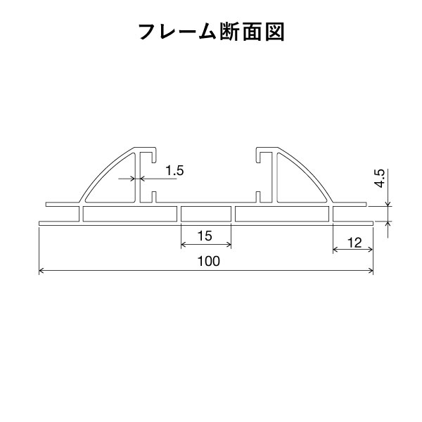 LEDテックスフレーム 600×1200両面セット