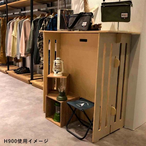 【廃番】木製簡易テーブル長方形H900