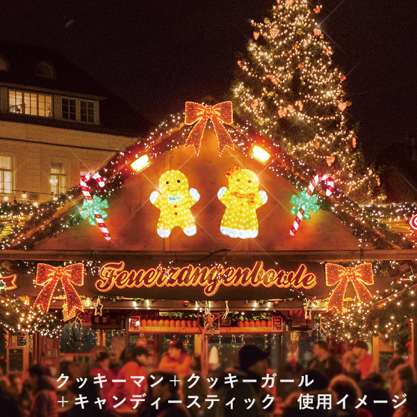 LEDクリスタルグロー クッキーガール