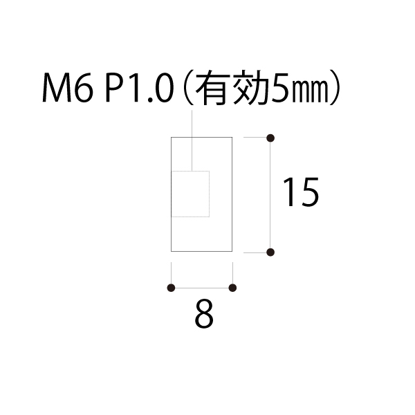 屋外用サインボードDキャップ PT-DS15F8　店舗用品　化粧ビス　ナット