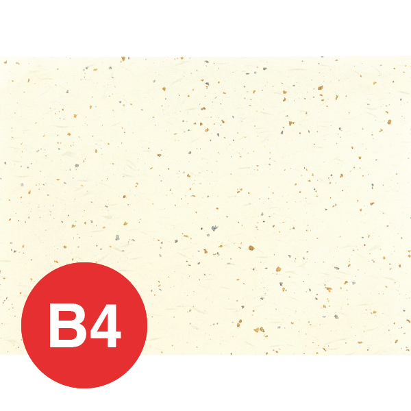 OA和紙金銀雲竜(B4) OB-40 クリーム