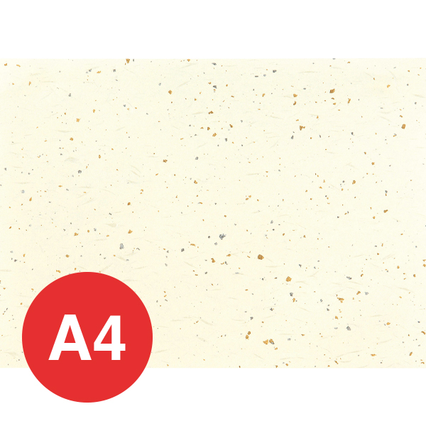 OA和紙金銀雲竜(A4) OA-41 クリーム