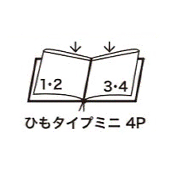 和風ミニメニュー(カバー付) 舞-101 赤