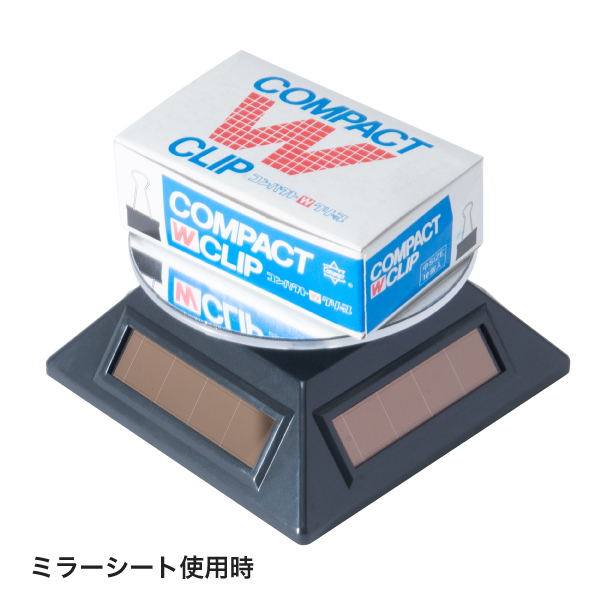 ソーラーターンテーブル ブラック　販促POP　ディスプレイ　回転式　