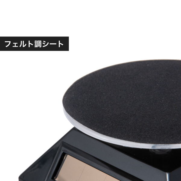 ソーラーターンテーブル ブラック　販促POP　ディスプレイ　回転式　