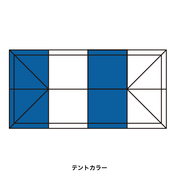 テント ミスタークイック T-36  青白