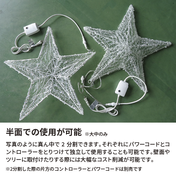 LEDクリスタルグロースター ブルー 大