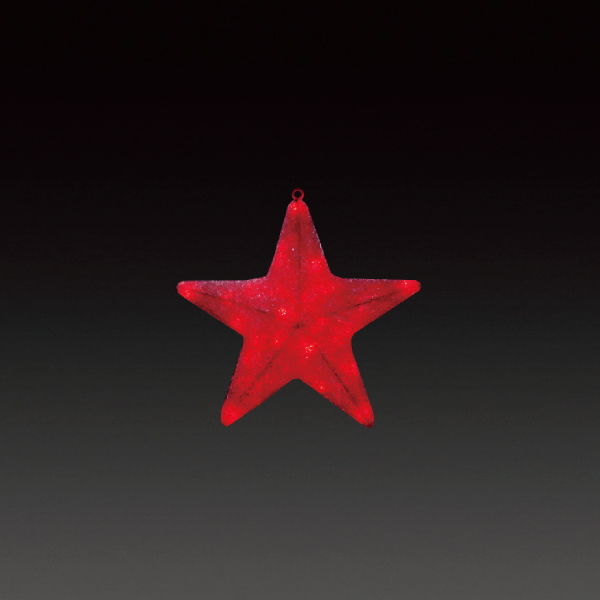 LEDクリスタルグロースター レッド 小