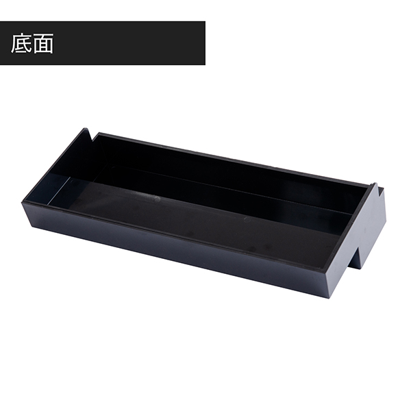 スライド式ひな段（2段）ブラック　店舗用品　演出・ディスプレイ什器　ステージ・ひな壇