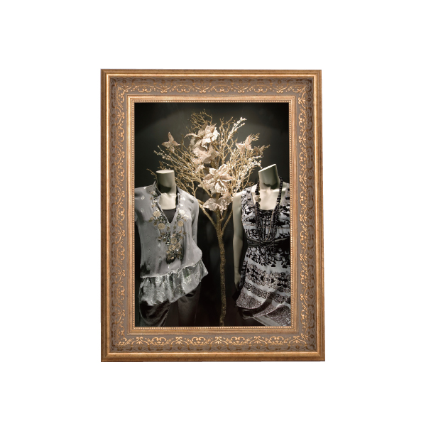 EXアールデコフレーム ゴールド A3ポスターパネル　ポスターフレーム