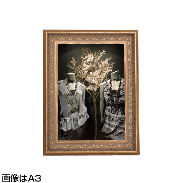 EXアールデコフレーム ゴールド B3ポスターパネル　ポスターフレーム