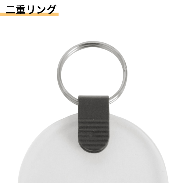 リングチケット 透明 2枚入り クローク チケット 札 無地 小判札 無地札 リング付き 書き込み 預かり札