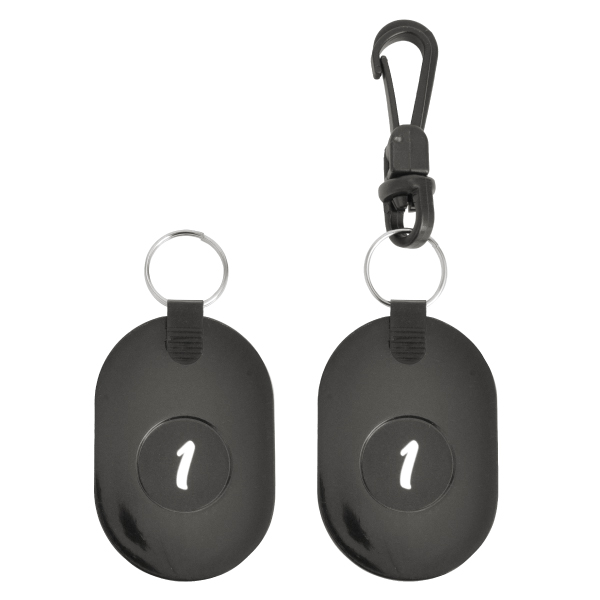 ツインチケット 1～10 黒 番号札 プラスチック クローク 預かり札 引換券 親子札 荷物 荷札 タグ ナンバー 飲食店 店舗用品 オフィス 事務用品