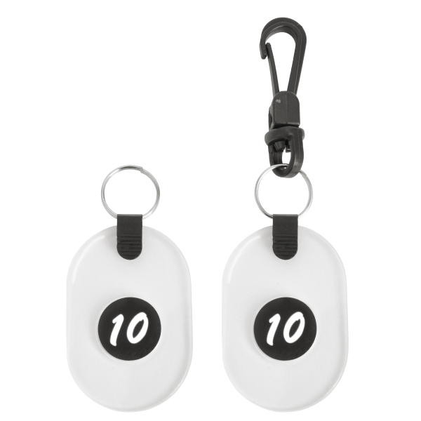 ツインチケット 1～10 透明 番号札 プラスチック クローク 預かり札 引換券 親子札 荷物 荷札 タグ ナンバー 飲食店 店舗用品 オフィス 事務用品