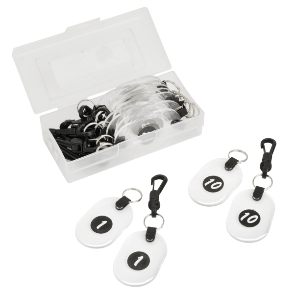 ツインチケット 1～10 透明 番号札 プラスチック クローク 預かり札 引換券 親子札 荷物 荷札 タグ ナンバー 飲食店 店舗用品 オフィス 事務用品